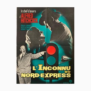 Poster del film L'inconnu Du Nord-Express di Alfred Hitchcock