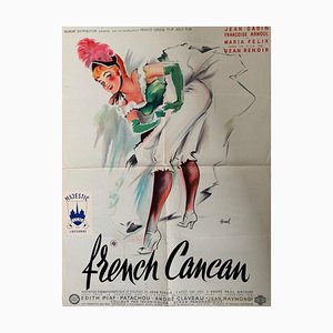 French Cancan by Jean Renoir, 1955, Movie Poster