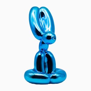 Blue Sitting Balloon Dog Sculpture from Editions Studio