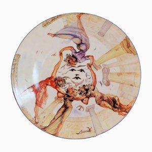 After Salvador Dali, Dance of Young Girls With Flowers, 1970, Limoges Porcelain Plate