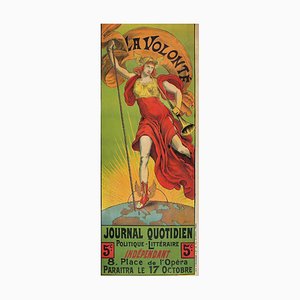 Affiche Publicitaire La Volonté, 1900s
