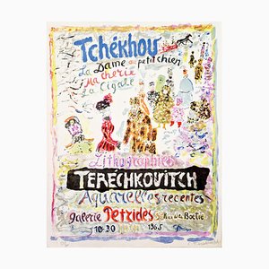 Affiche Chekov Vintage par Konstantin Tereshkovitch