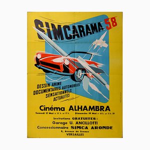Unknown, Simcarama 58, 1958, Large Lithograph Poster