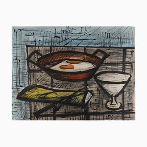 Bernard Buffet, Nature morte aux oeufs, 1960, Original Lithographie