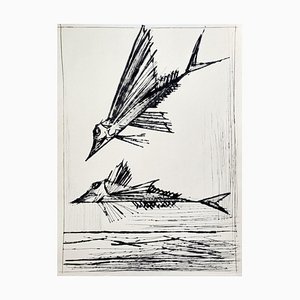 Bernard Buffet, Neapel, 20. Jh., Drypoint