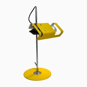 Gelbe Spider Tischlampe von Joe Colombo für Oluce, 1960er