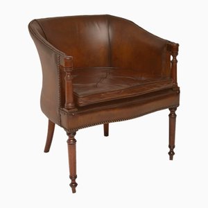 Antique Leather Armchair