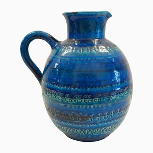 Rimini Blue Keramik Krug von Aldo Londi für Bitossi