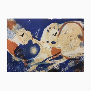 Josep Guinovart, Abstract Composition, 1997, Lithograph on Arches Paper