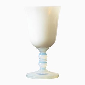 Vaso in vetro opalino di Sevres, anni '60