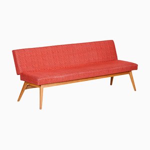 Mid-Century Modern Oak Sofa, Czechoslovakia, 1950s
