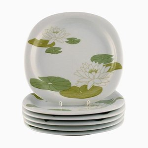 Porcelain Lunch Plates by Timo Sarpaneva for Rosenthal, Finland, Set of 6