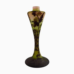 Vase Artistique en Verre par Émile Gallé, France, 1900s