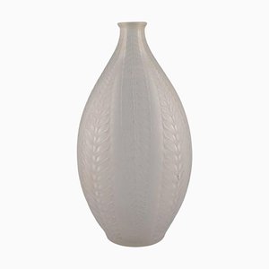 Art Glass Acacia Vase von René Lalique, Frankreich