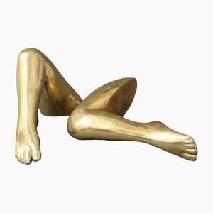 Pietrina Checcacci, Table Leg Sculptures, 1970s, Gilt Bronze