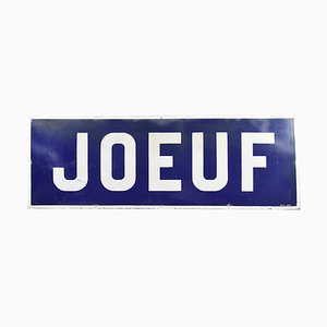 Placa esmaltada de la ciudad de Jœuf