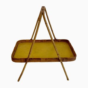 Vintage Tray in Bamboo or Rattan