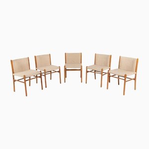 Italian Nuela Chairs by Gianfranco Frattini for Lema SPA, Italy, 1970s, Set of 5