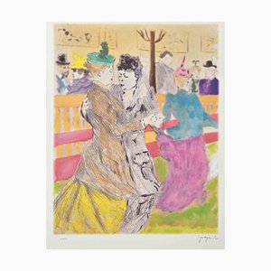 Martine Goeyens, The Dance, Original Lithograph, 2000s