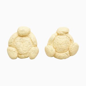 Cement & Stone Bread Sculptures by Salvador Dali, Set of 2