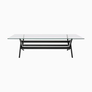Black Stained 056 Capitol Complex Table by Pierre Jeanneret for Cassina