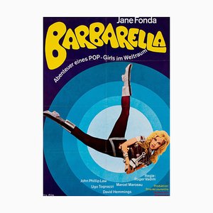 Póster alemán de la película Barbarella, 1973