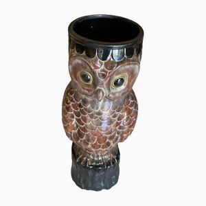 Vintage Pot with Owl Umbrella Stand