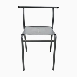 Postmodern Italian Metal Cafè Chair attributed to Philippe Starck, 1980s