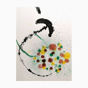 Joan Miró, Abstrakte Komposition, 20. Jahrhundert, Ganzseitige Farblithographie