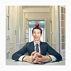 Mr Strange, Mr Chang and the Red Apple, 2019, Giclée en papel