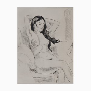 Yves Brayer, Nude: The Spaniard, 1950s, Original Etching