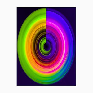 Gaudi.C, Rainbow Space Age, 2015, Digital Print
