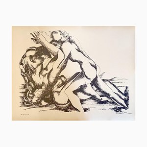 Ossip Zadkine, The Labor of Hercule: Fight Against Hippolyte, Queen of the Amazons, 1960, Lithographie