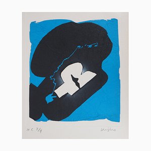 Ladislas Kijno, Le Temps Maintenu Bleu, 20th or 21st Century, Serigraph