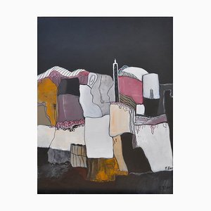 Michèle Klur, The Bell Tower, 2021, Acrylic on Canvas