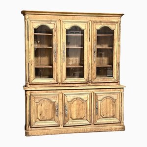French Bleached Oak Library Bookcase