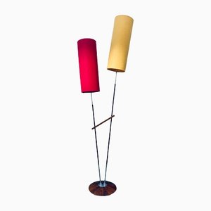 Mid-Century Floor Lamp with Two Fluorescent Spots from Richard Essig, 1960s