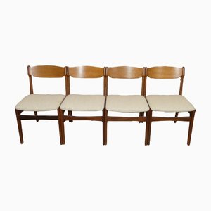 Teak Dining Room Chairs, Set of 4