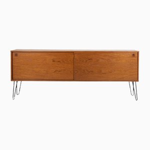 Restored Danish Sideboard with Hairpin Legs by Andre Monpoix