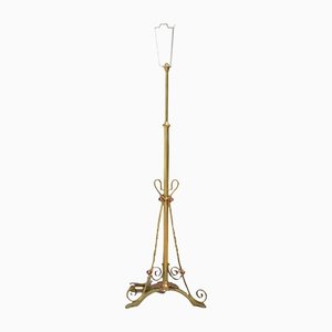 Art Nouveau Height Adjustable Floor Lamp