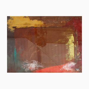 Eliseo Domingo, Agape, Oil & Mixed Media on Canvas, Enmarcado
