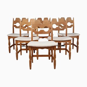 Dining Chairs by Henning Kjærnulf, Set of 6