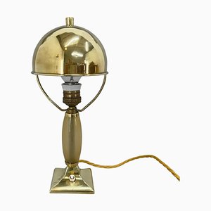Lámpara de mesa Art Déco de latón, años 30