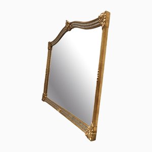 Specchio vintage dorato di Deknudt, anni '70