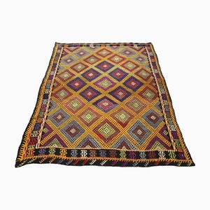 Tapis Kilim Vintage en Laine, Turquie