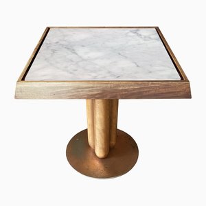 Tavolo in marmo di Carrara di Ferdinando Meccani per Meccani Design