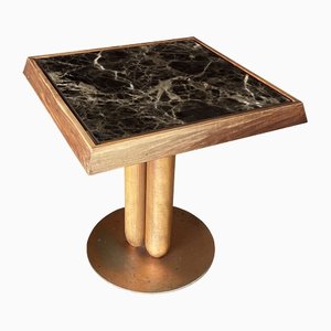 Table Appoggio Emperador Sombre par Ferdinando Meccani pour Meccani Design