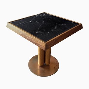 Table Appoggio Nero Marquinia par Ferdinando Meccani pour Meccani Design