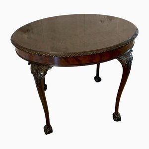 Antique Carved Mahogany Centre Table