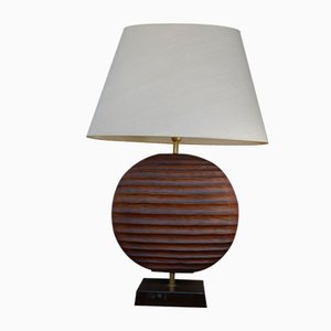 Modernist Ceramic Table Lamp by L. Drimmer, France